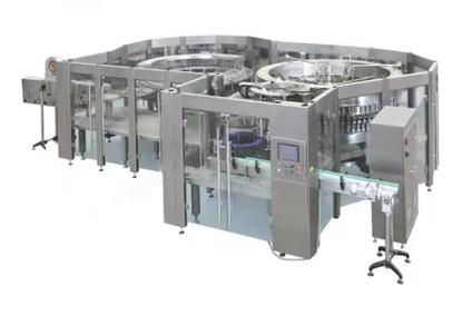 Автоматическая линия по производству газированных напитков в ПЭТ-бутылках