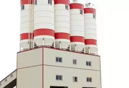 Передвижная бетоносмесительная установка