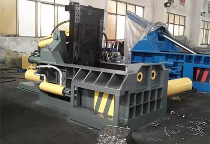 Экономичный горизонтальный пресс для металлолома