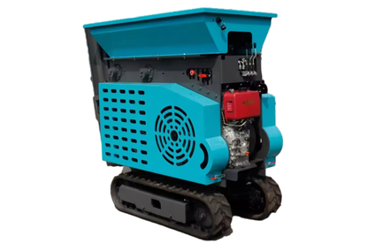 Мини-мобильная щековая дробилка с ленточным конвейером Мини-мобильная щековая дробилка с ленточным конвейером