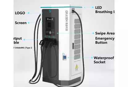 Комбинированное зарядное устройство для электромобилей AC/DC Chademo