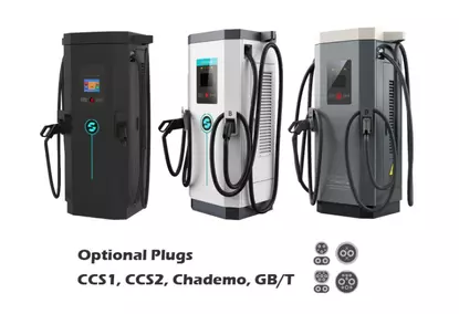 Двойное зарядное устройство CCS2 постоянного тока с сертификатами TUV CE 90 кВт